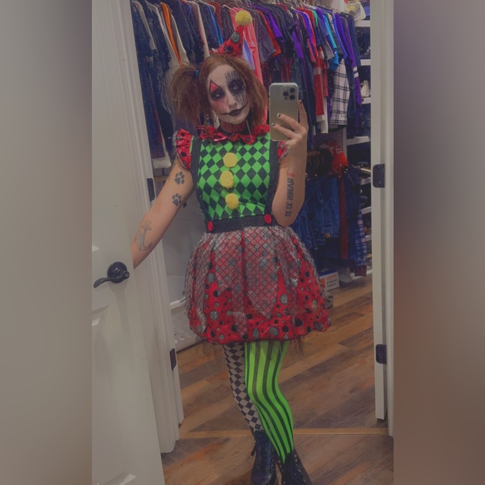 Neon clown